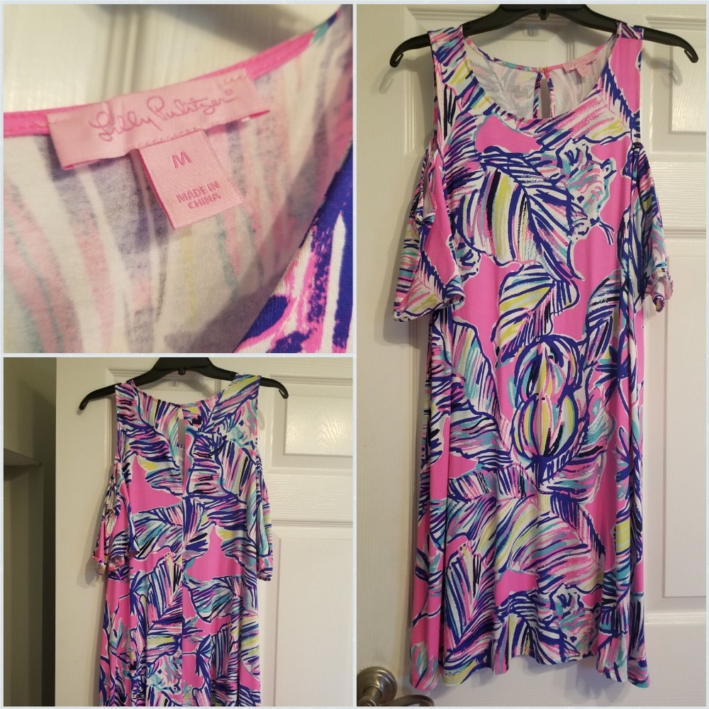 Lilly Pulitzer gorgeous dress.  Size M. Reduced!